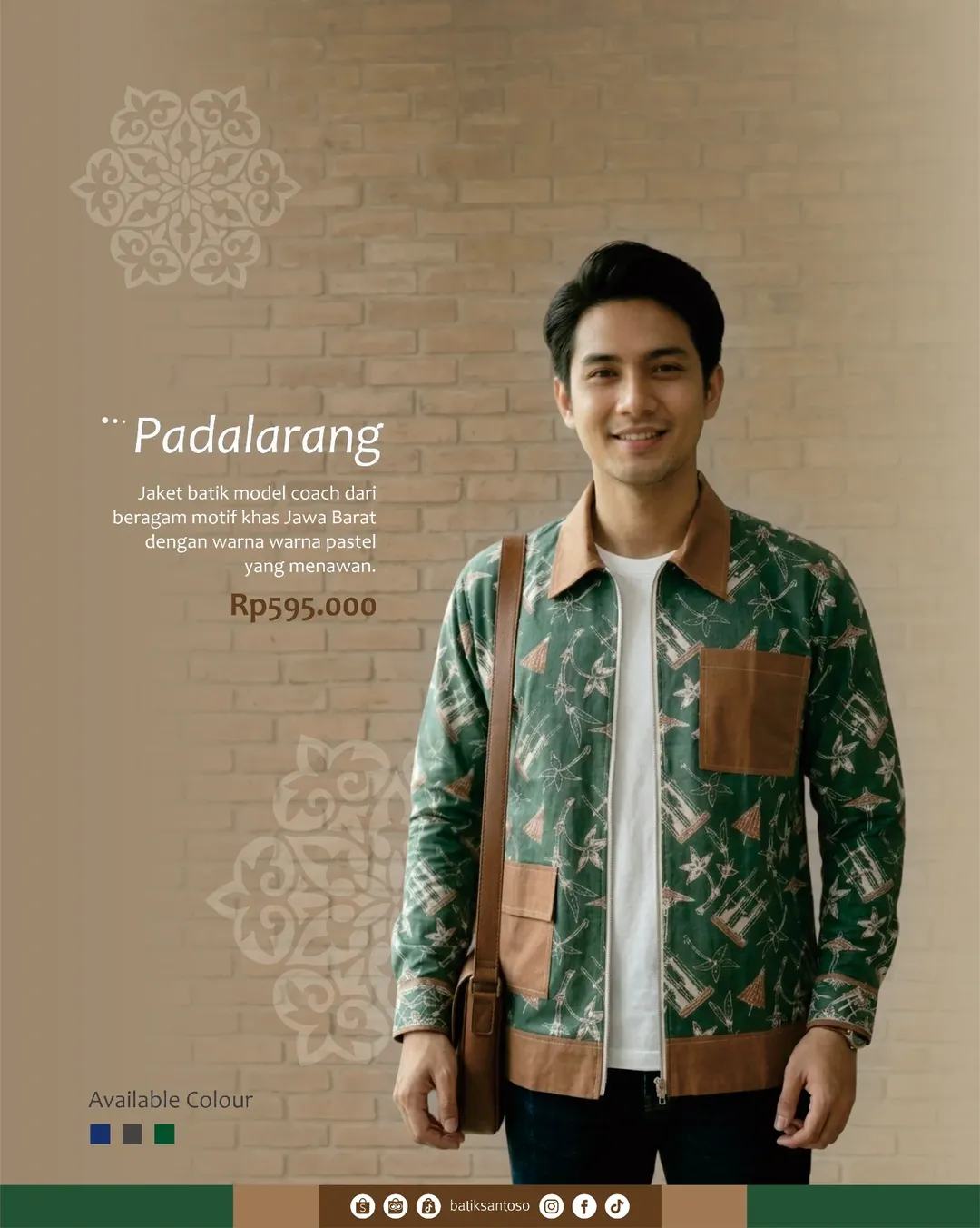 Padalarang — Jaket batik model coach
