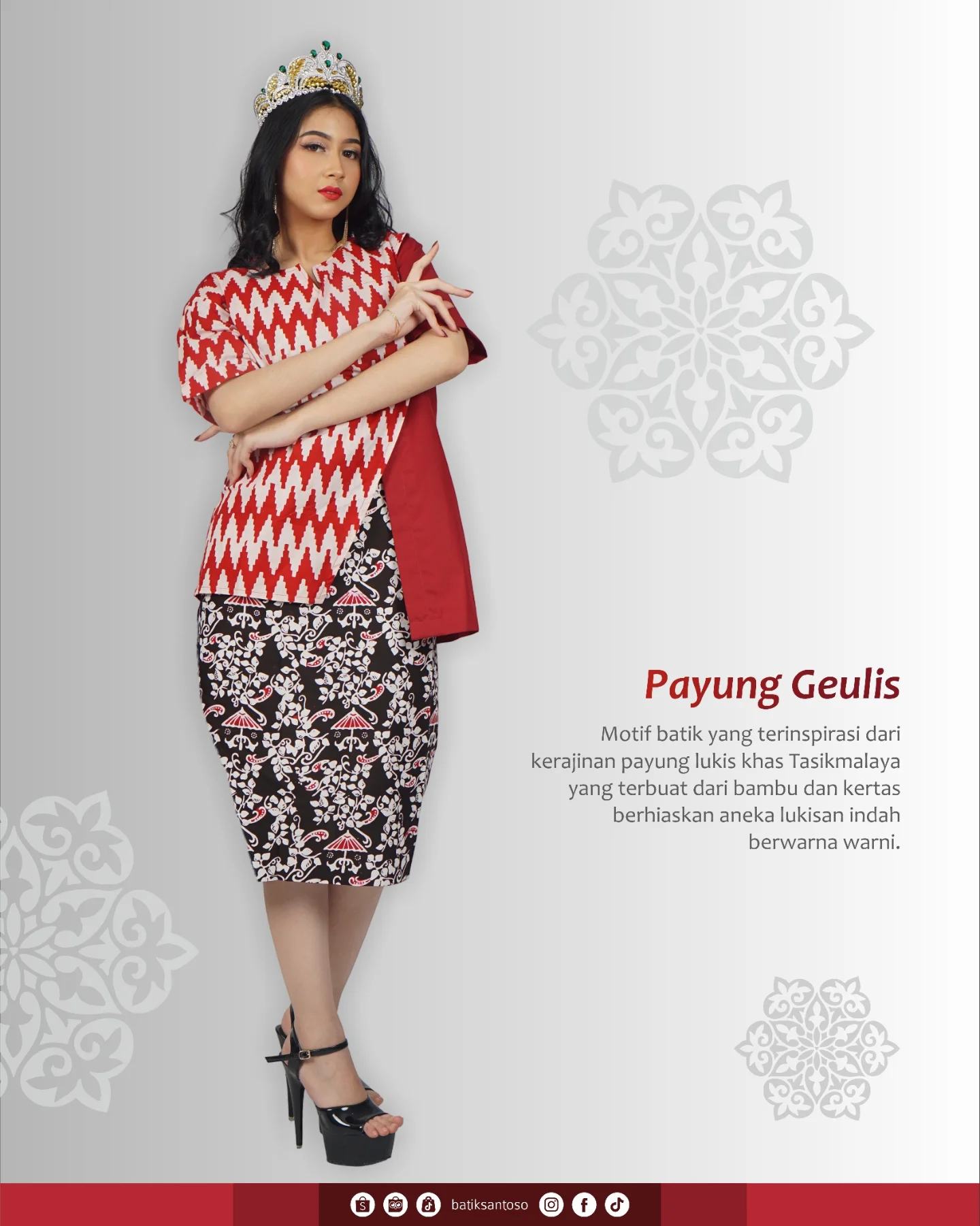 Payung Geulis — motif batik payung lukis khas Tasikmalaya